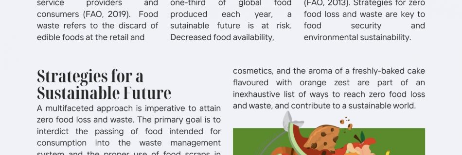Zero Loss and Waste: Food